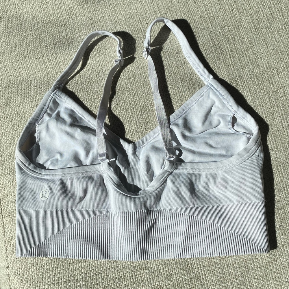 Lululemon white sports bra - size 6